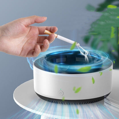 Portable Car Ashtray with Air Purifier – Smokers’ Gadget