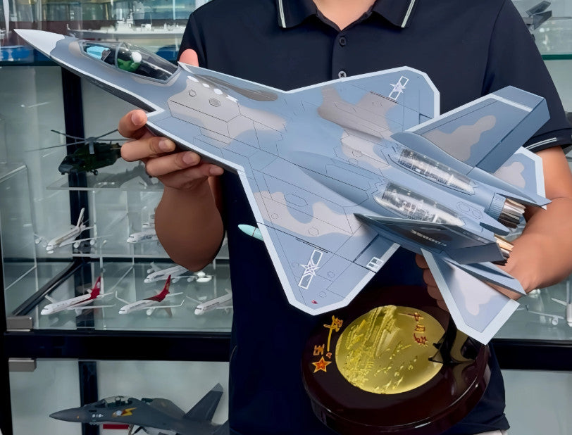 1:24 59CM J-35A Carrier-based Fighter Jet Plane Diecast Military Aircraft Model