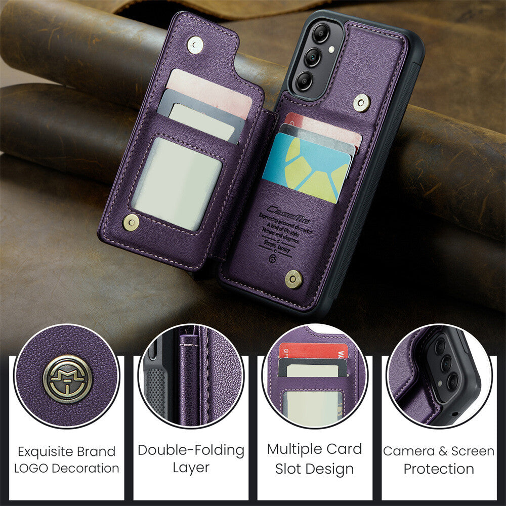 For Samsung Galaxy A55 A54 A53 A52 A51 A35 A34 A33 A25 A24 A15 A13 Wallet Case