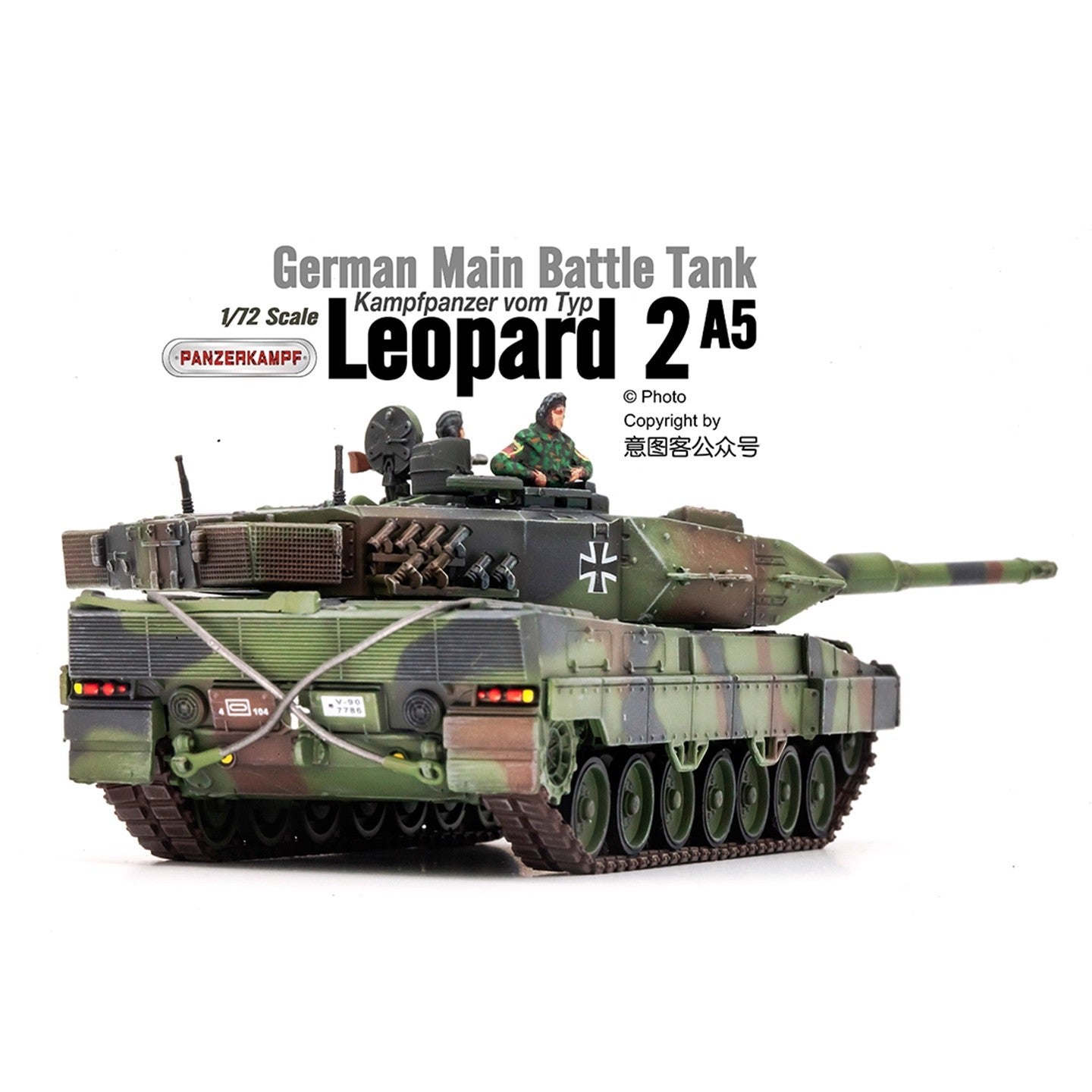 Panzerkampf 1/72 German Leopard 2A5 leopard2A5 Main Battle Tank Finished Model