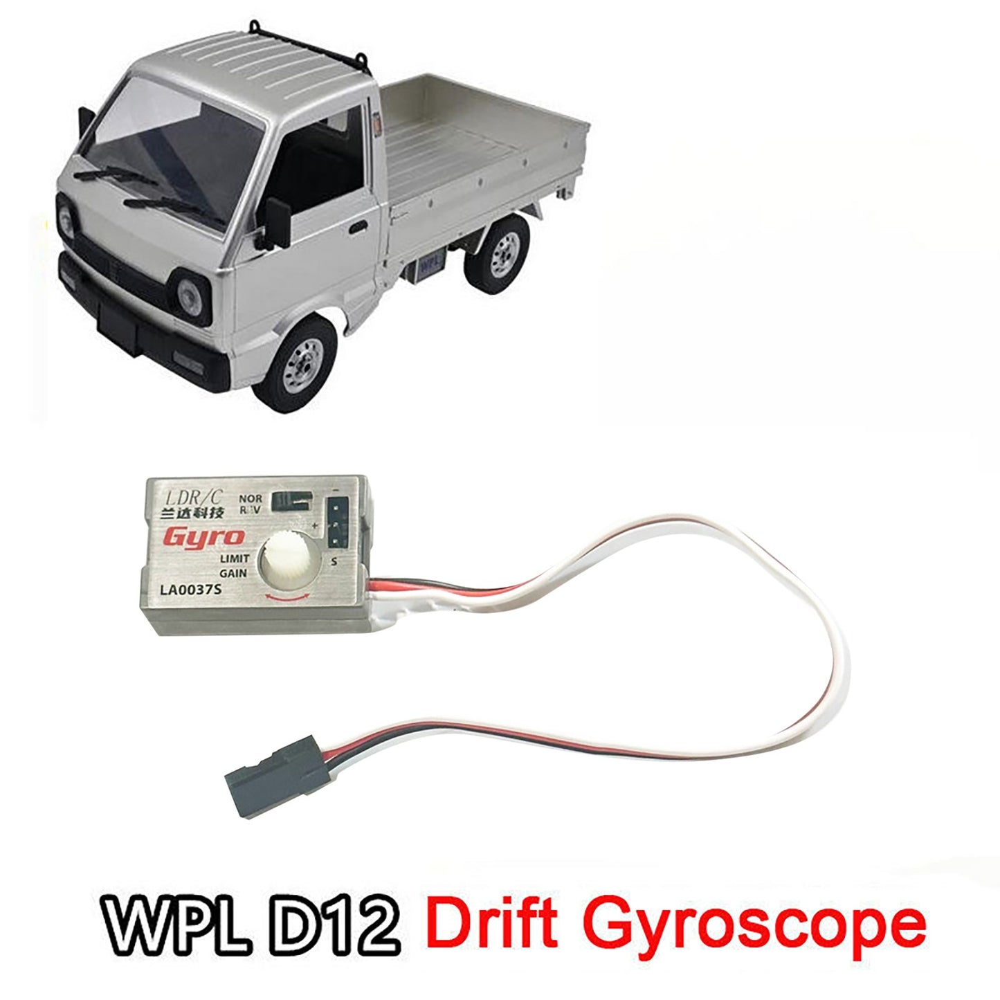 Adjustable Sensitivity Drift Running RC Car Auxiliary Gyro Module For WPL D12