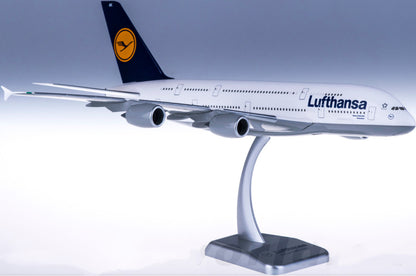 36CM 1:200 Hogan Lufthansa AIRBUS A380 Passenger Airplane ABS Plastic Model