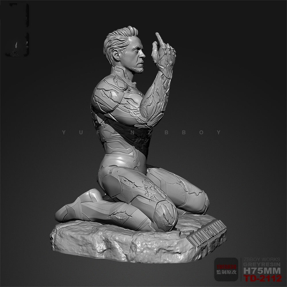 1/24 resin figures model American film hero Tony Unassembled Unpainted