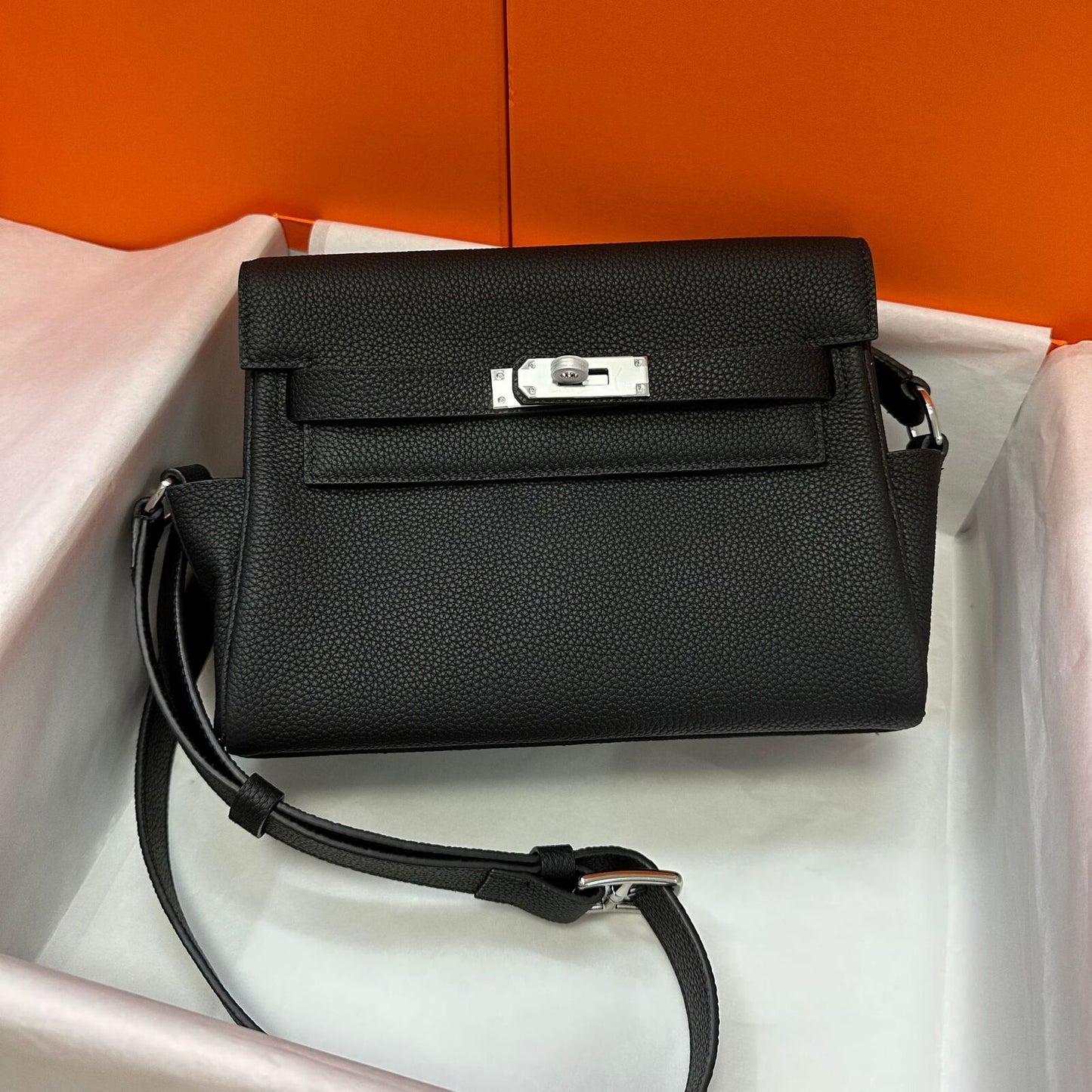 Genuine Cowhide Leather Shoulder Bag Flap Clutch Purse Crossbody Satchel Fashion