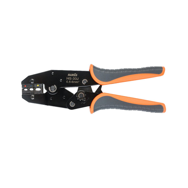 IWISS HS-30J 0.5-6.0mm2 22-10AWG Insulated Terminals Crimping Pliers Stripper