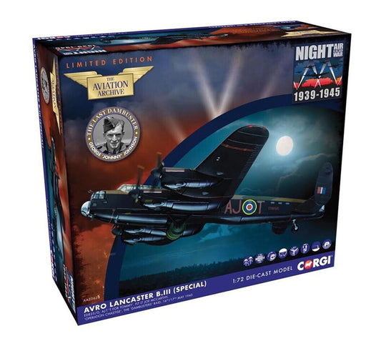 1:72 Corgi Avro Lancaster BIII Special ED825 617 Sqn RAF, Fighter Diecast Model