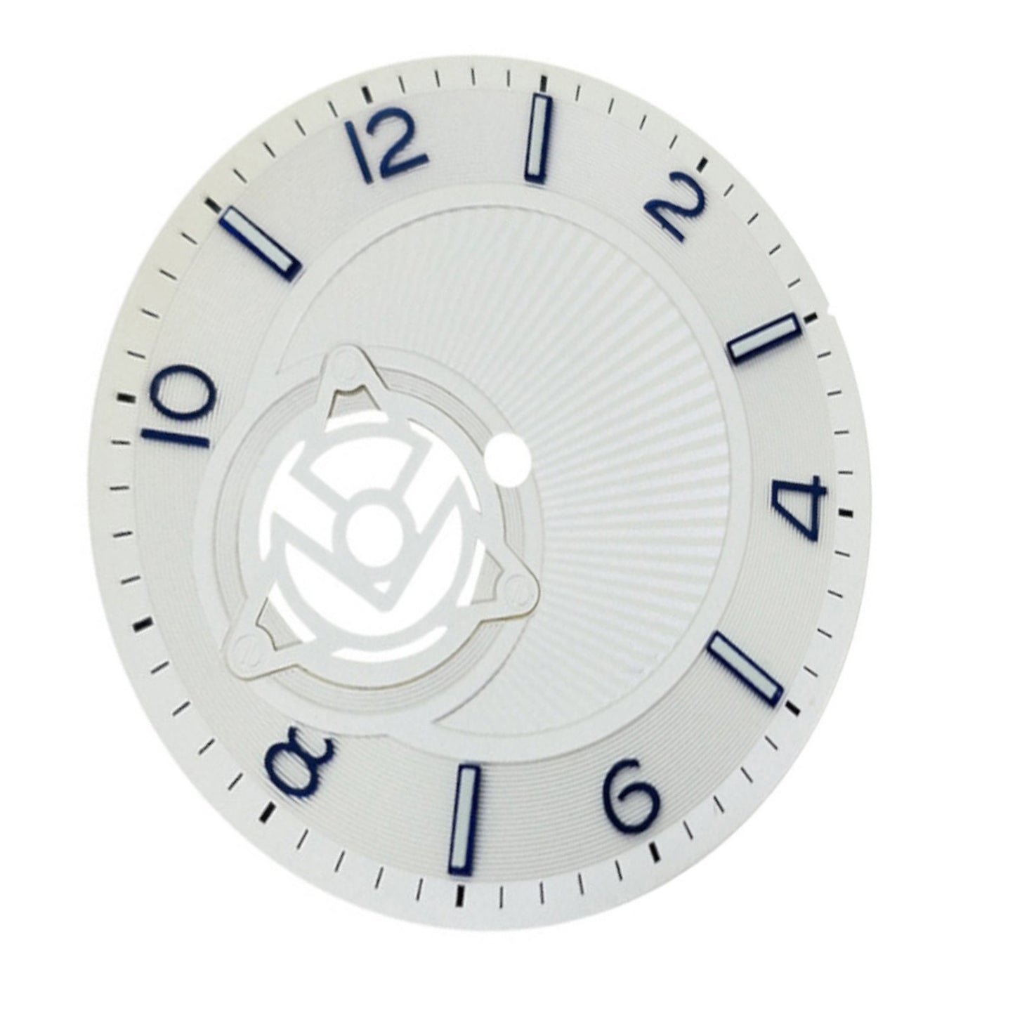 36.5mm Green Luminous Watch Dial Face Plate Replacement For NH38 Movement