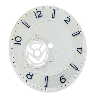 36.5mm Green Luminous Watch Dial Face Plate Replacement For NH38 Movement