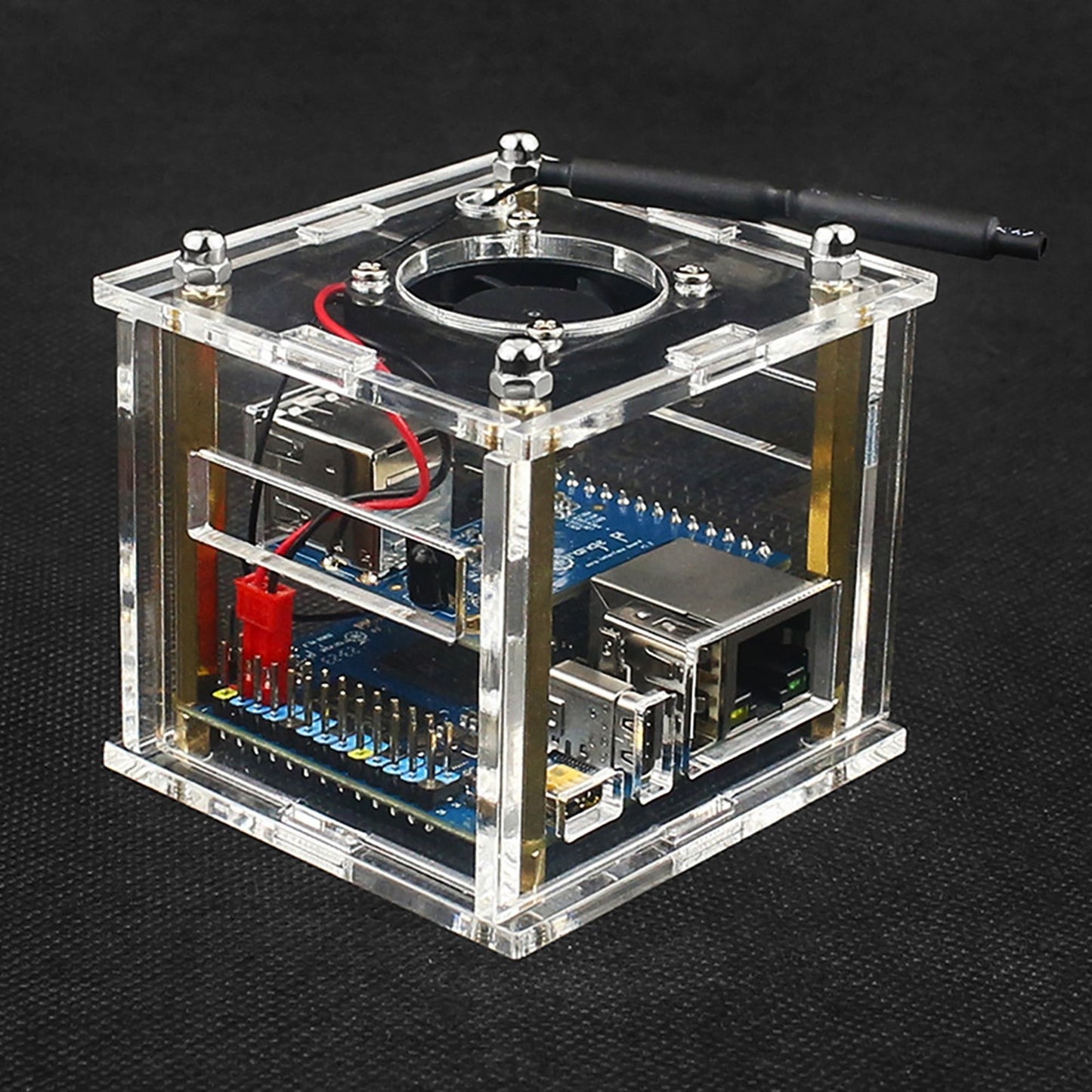 Acrylic Case Transparent Enclosure Clear Protective Case For Orange Pi Zero 3