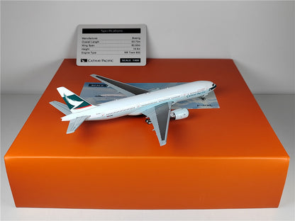 1:400 JC Wings CATHAY PACIFIC BOEING B777-200 Passenger Airplane Diecast Model