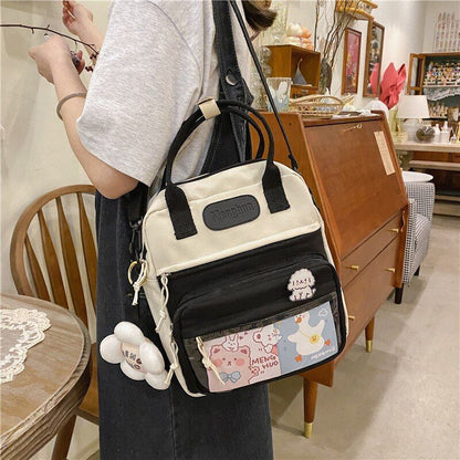 Backpacks Waterproof Nylon Small Shoulder Bags Schoolbags Travelling 24*9*26 CM