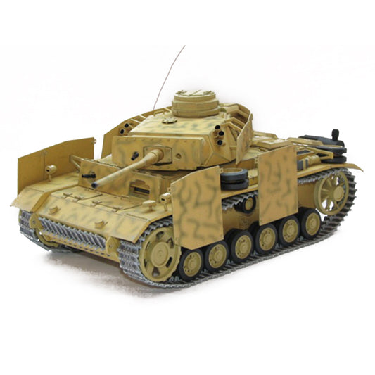 WWII German Armored Fighting Vehicle III Ausf M 1:25 Tank Paper Model 3D Handmad