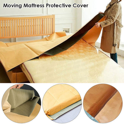 1pc Mattress Bag for Moving Thick Kraft Paper Waterproof Reusable Storage Bags