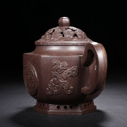 Vintage Chinese Yixing Purple Clay Teapot Zisha Ceremony Fashion Gift Teaware