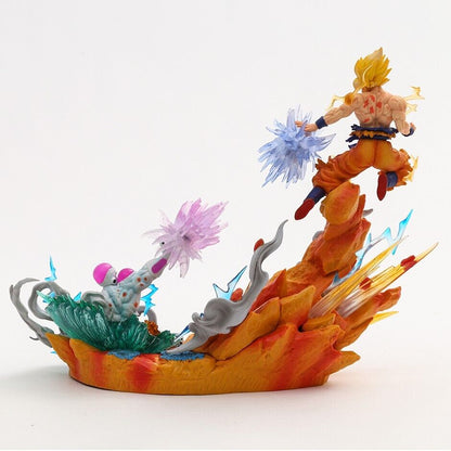 Anime Dragon Ball Z Son Goku VS Frieza PVC Actionfigur Modell Spielzeug Statue Geschenk-