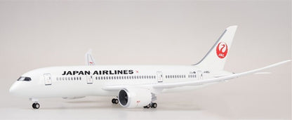 1:130 43CM JAPAN AIRLINES BOEING 787 Passenger Airplane Landing Gear Resin Model