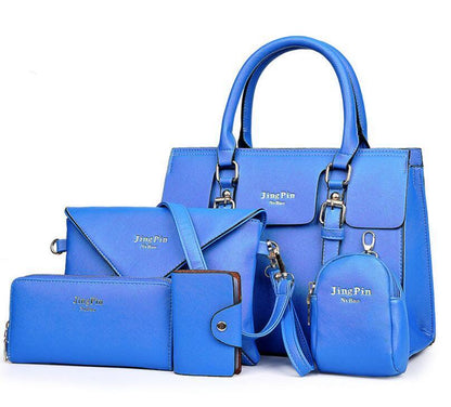 Shoulder Bag Set Five-Piece Casual Plainl Bag Portable Crossbody Bag