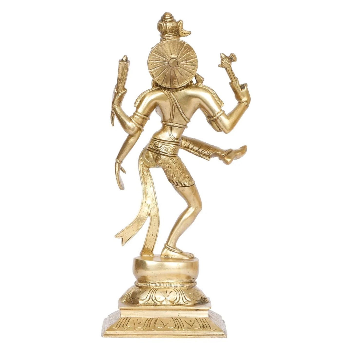 Brass Ardhanarishvara Ardhnarishwar Statue Half Shiva & Parvati Figurine Idol