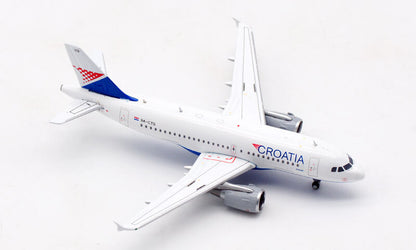 JC Wings CROATIA AIRLINES FOR AIRBUS A319 9A-CTG 1/400 Aircraft Pre-built Model