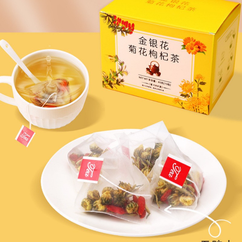 45g Honeysuckle Chrysanthemum Goji Berry Tea Health-preserving Tea Herbal Tea