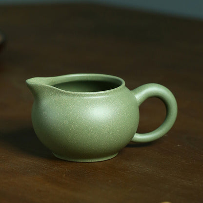 180ml Yixing Zisha Clay Pottery Pitcher Fair Cup with Handle Chinese