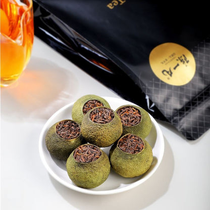 220g Xiaoqinggan Xinhui Select Palace Ripe Pu'er Blended Tea Bag Pack