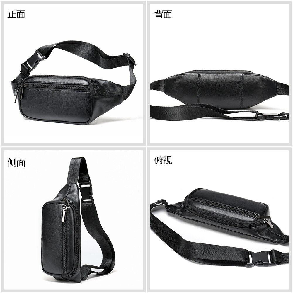 New men's waist bag waterproof satchel men's chest bag diagonal cross men's bag