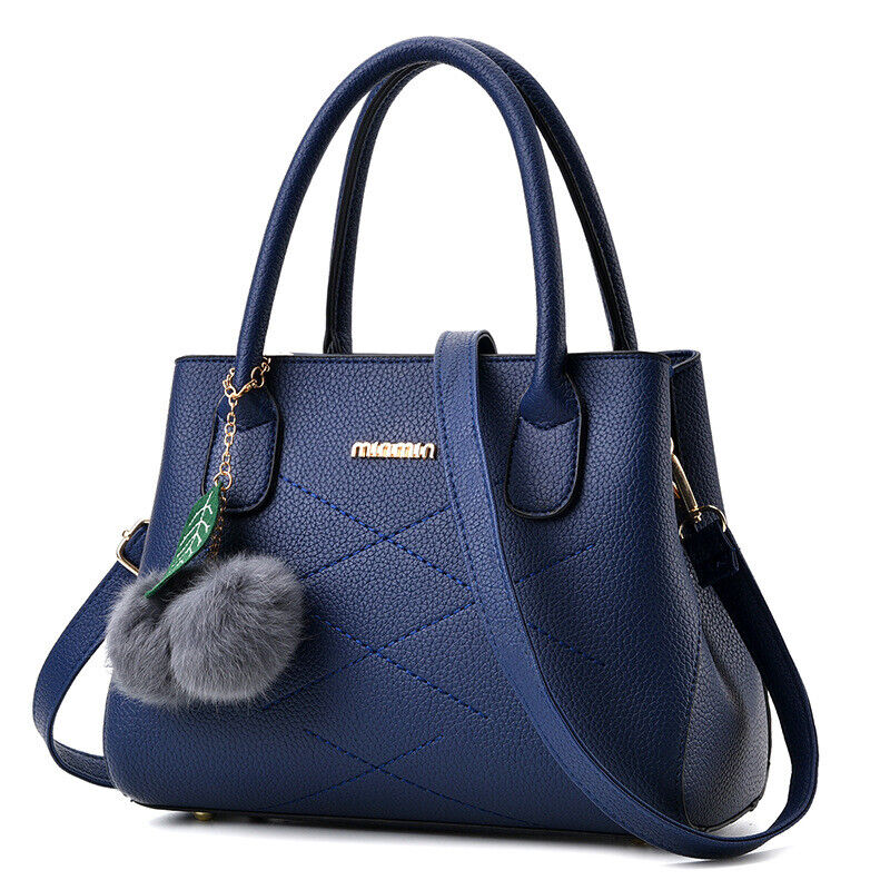 Women's Ladies PU Leather Handbag Shoulder Bag Purse Tote Messenger Satchel Bag