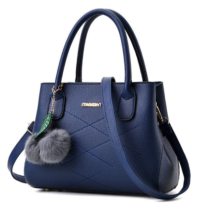 Women's Ladies PU Leather Handbag Shoulder Bag Purse Tote Messenger Satchel Bag
