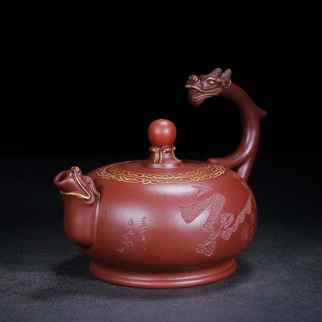 Chinese Yixing Zisha Clay Handmade Exquisite Teapot #8755576