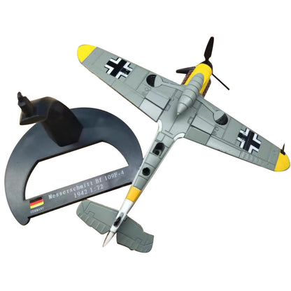 1/72 Scale WWII Germany Messerschmitt Bf-109F-4 Fighter Model Plane Toy Display