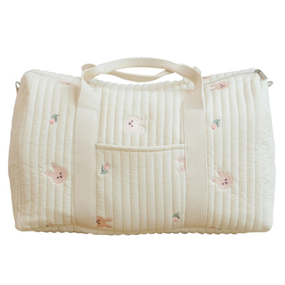 Maternity Bag Baby Diaper Bags Flower Mommy Bag Quilted Travel Shoulder Bag
