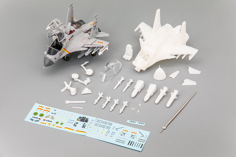 Cute Version J-15A Carrier-Based Fighter 3D Printed static Models