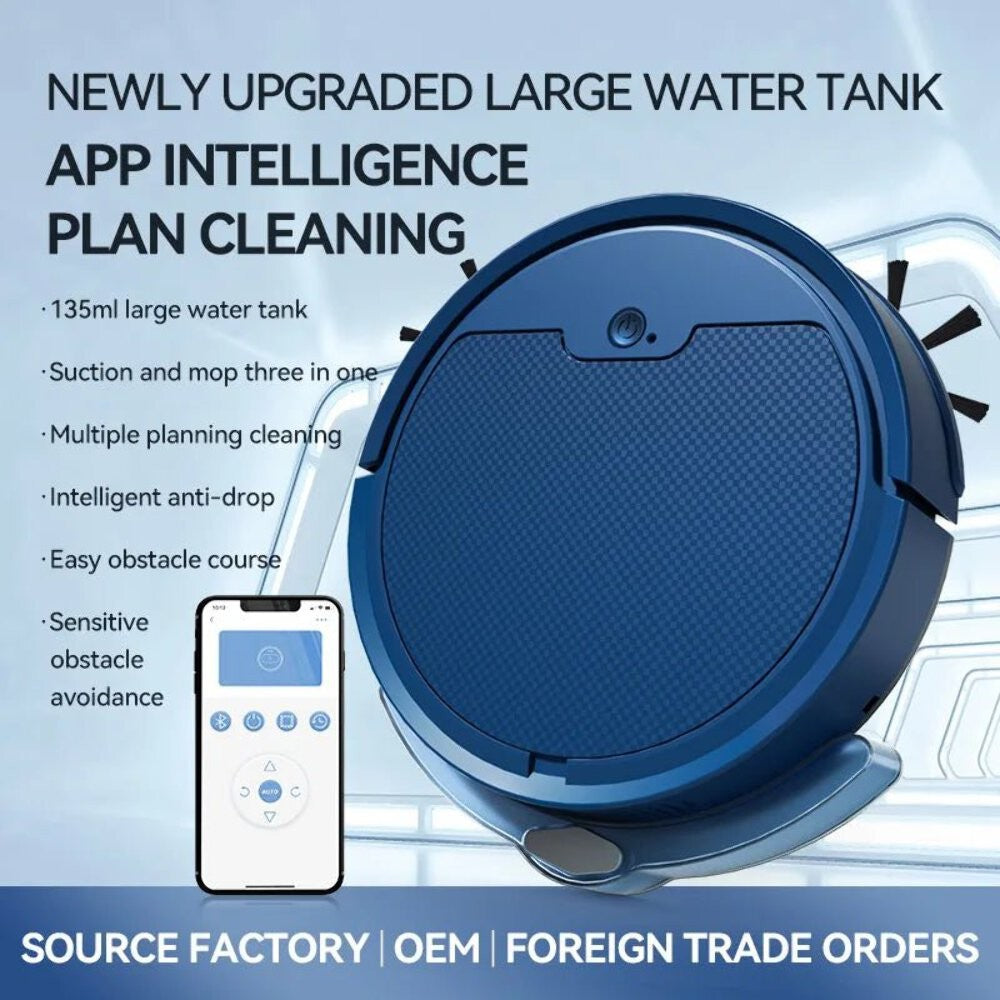 Wireless Sweeping Robot – Smart 3-in-1 Cleaning