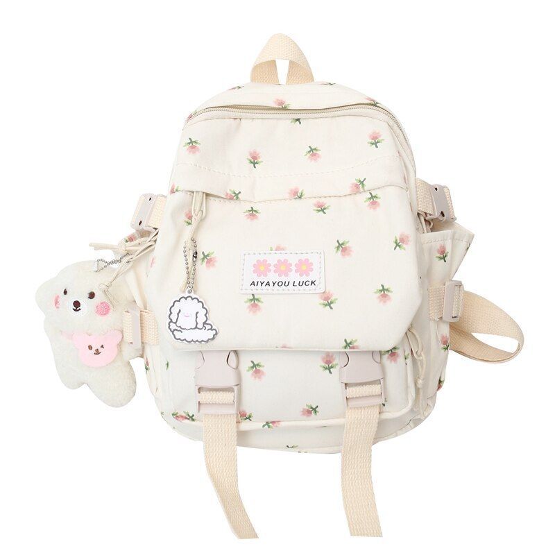 Small Backpack Schoolbag Fashion Nylon Traveling Schoolbag Mini Bags Pink Blue