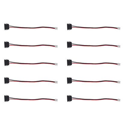 10PCS Type C Female Pigtail Cable to 2 Pin Wire Connecter Fast Charging Port A