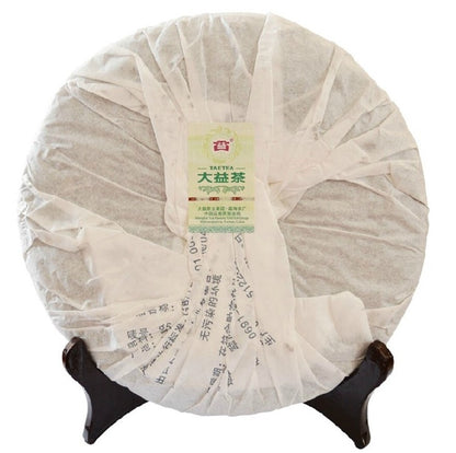 357g, Raw Pu'er Tee Puer Tea TAETEA 8542 Classic Yunnan Menghai qizi Dayi Puerh