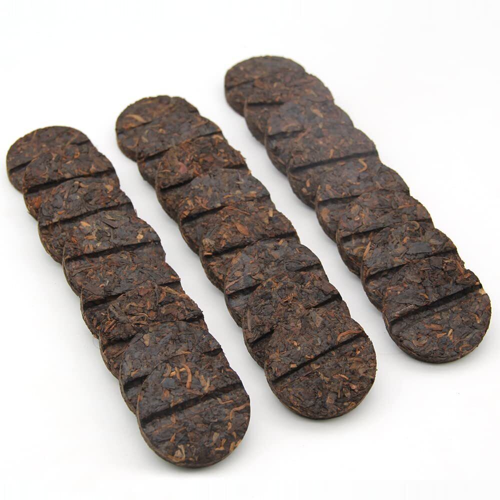 Bamboo Leaf Cylinder Puerh Tea Ripe Puerh Tea Cake Mini Cake (200g/7.1 oz)