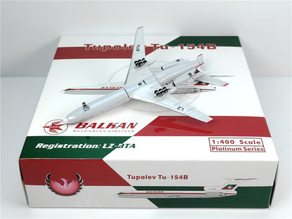 1:400 Phoenix BALHAN Tupolev TU-154B Airplane Diecast Aircraft Plane Model