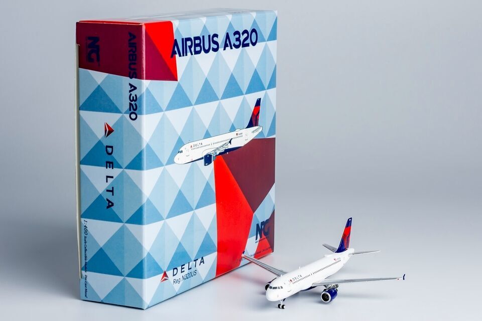 1:400 NG Model DELTA AIRBUS A320 Passenger Aircraft Plane Diecast Airplane Model