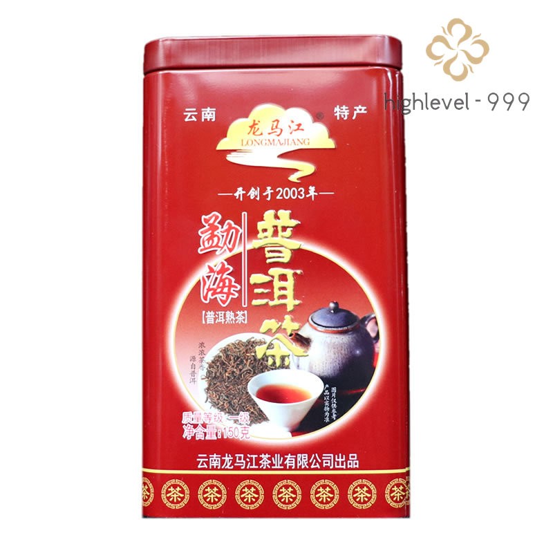 150g Yunnan Menghai Pu'er Tea Ripe Tea Canned Tea Royal Court Ancient Tree Tea