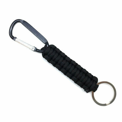 Cord Keychain Military Emergency Paracord Survival Kit Parachute Rope Carabiner
