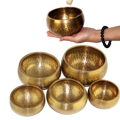 TIBETAN HAMMERED SINGING BOWL AMAZING SOUNDS CHAKRA NEPAL YOGA & MEDITATION