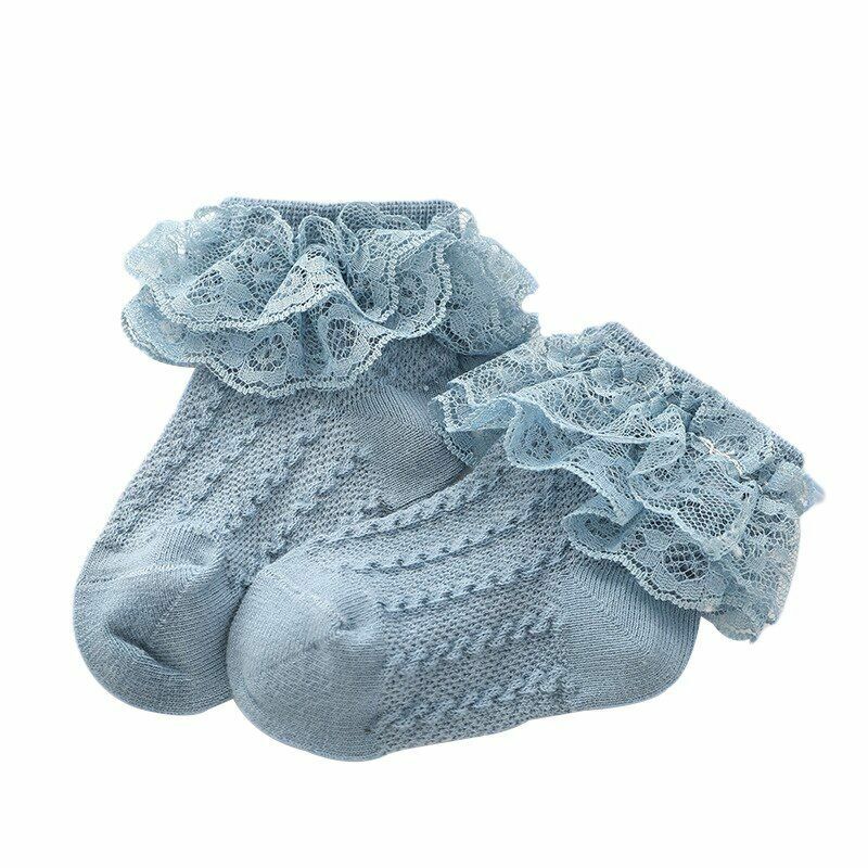 Socks Baby Lace Ruffle Cotton Girls Cute Toddler Princess Style Kid Accessories