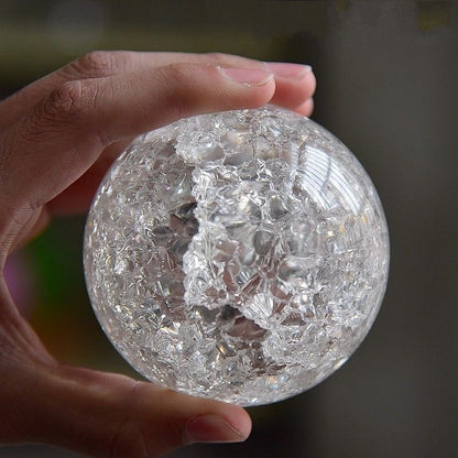 30-50mm Crystal Ice Crack Ball Quartz Marbles Magic Sphere