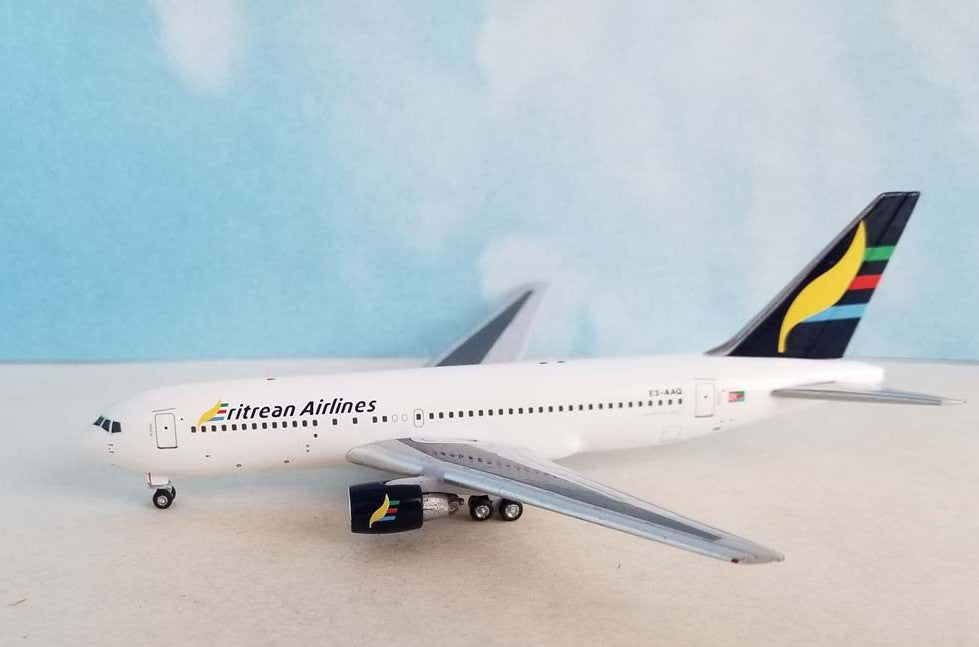 1:400 Aeroclassics Eritrean Airlines BOEING 767-200 Aircraft Diecast Plane Model