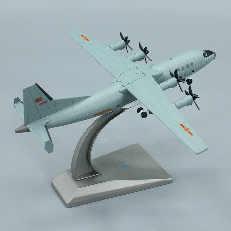 1:200 19CM AVIC China Air Force Y-9 Transport Aircraft Diecast Airplane Model