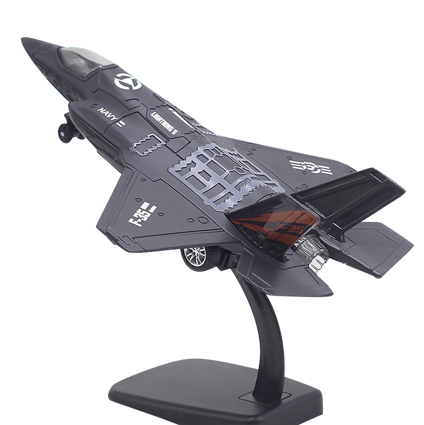 1/72 Fighter Aircraft F35 Jet Plane Alloy Model Pullback Fighter Sound Light b