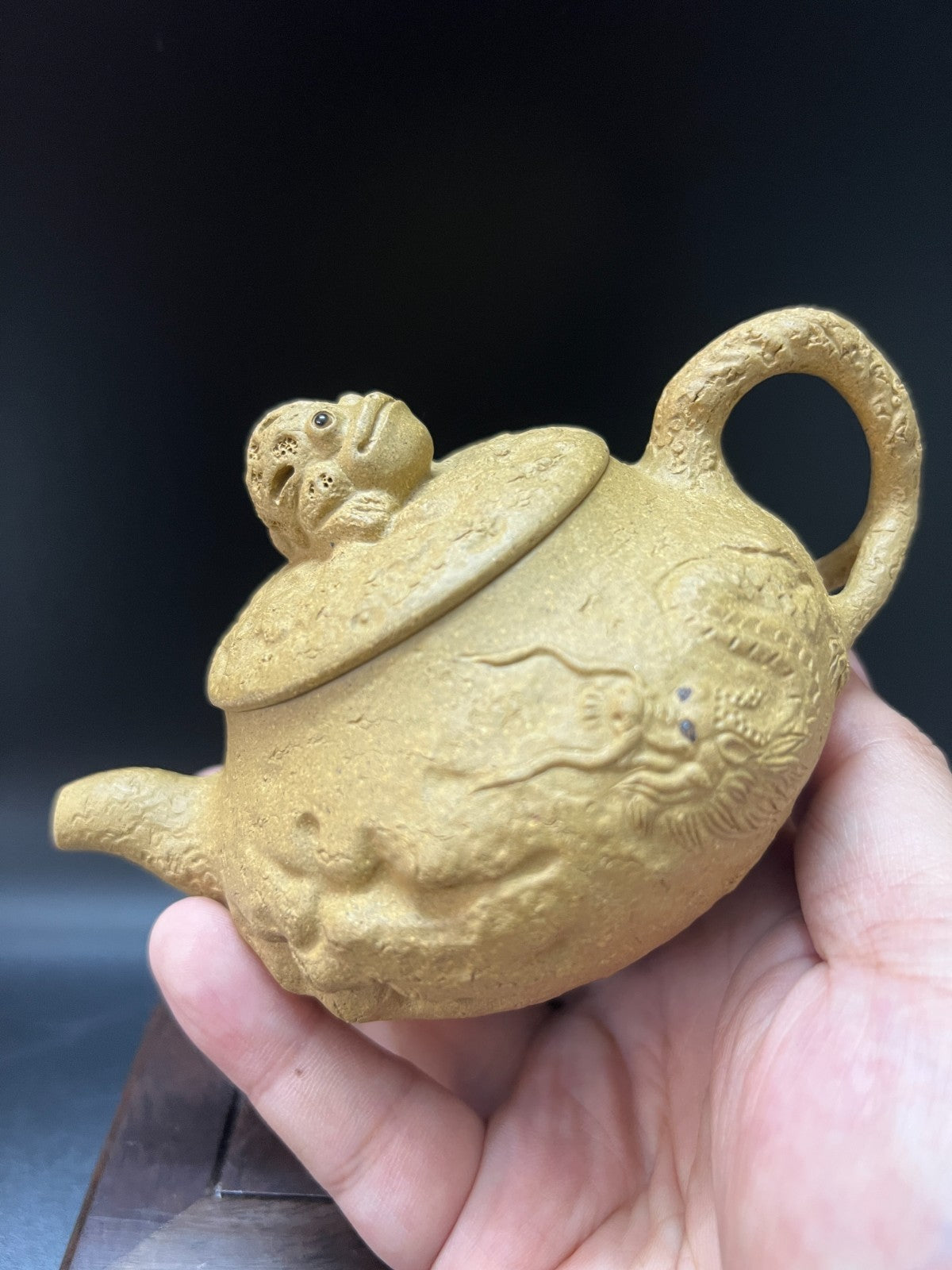 200cc chinese Yixing Handmade Zisha teapot Duan Clay GongChun Hu Gongfu Tea Pot