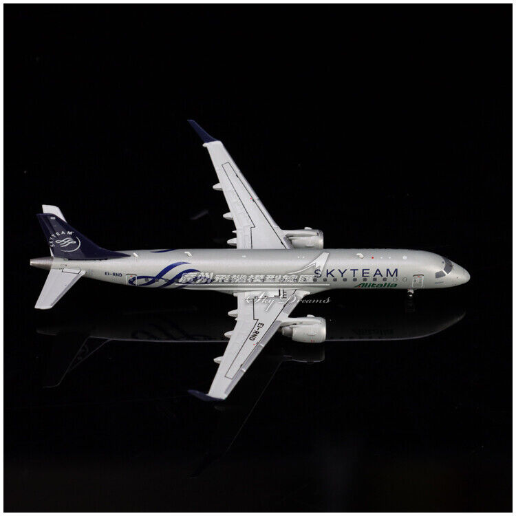 1:400 JC Wings Alitalia SKYTEAM Embraer ERJ-190STD Plane Diecast Aircraft Model